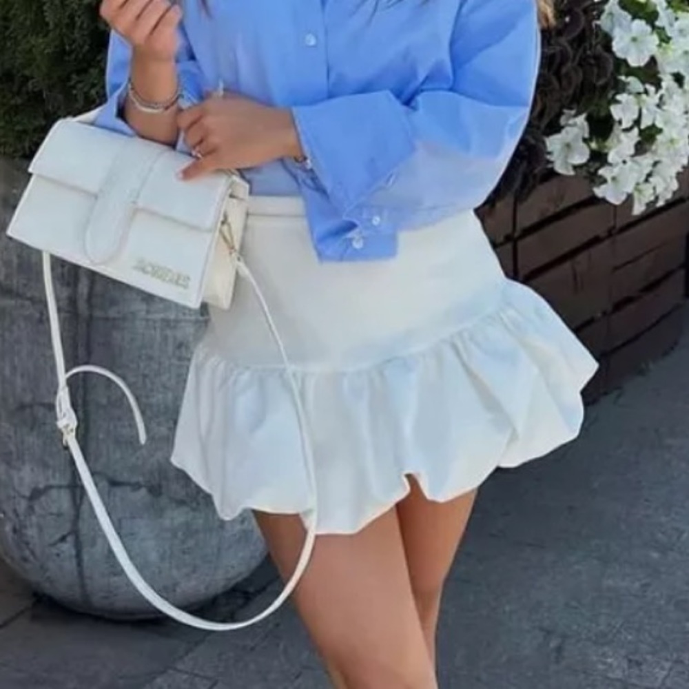 Zara Ivory Skort